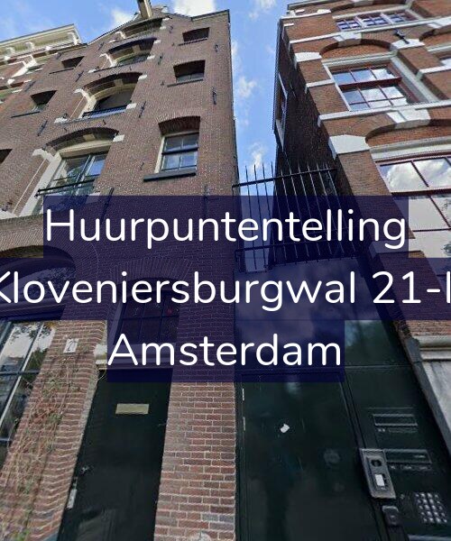 Foto gevel Huurpuntentelling voor Kloveniersburgwal 21-L, Amsterdam