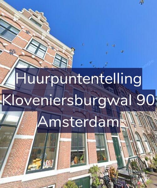 Foto gevel Huurpuntentelling voor Kloveniersburgwal 90, Amsterdam