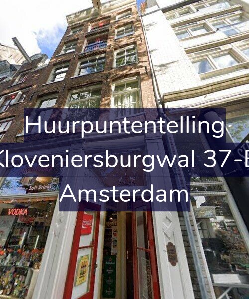 Foto gevel Huurpuntentelling voor Kloveniersburgwal 37-B, Amsterdam