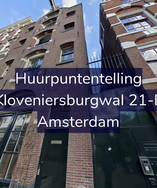 Foto gevel Huurpuntentelling voor Kloveniersburgwal 21-E, Amsterdam