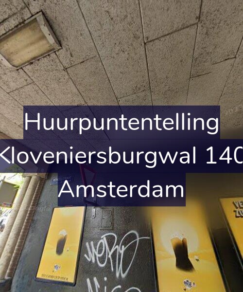 Foto gevel Huurpuntentelling voor Kloveniersburgwal 140, Amsterdam