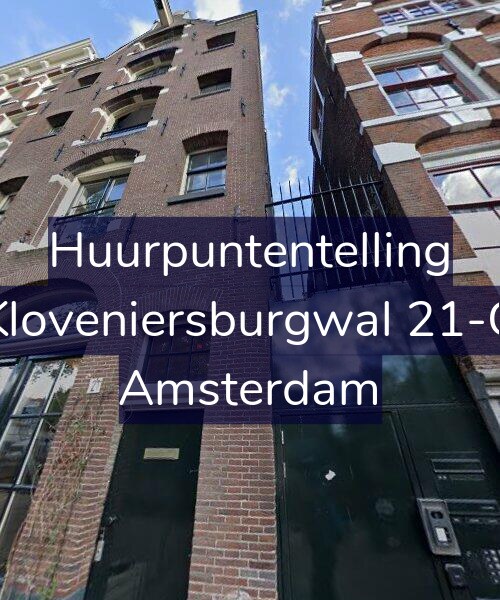 Foto gevel Huurpuntentelling voor Kloveniersburgwal 21-G, Amsterdam