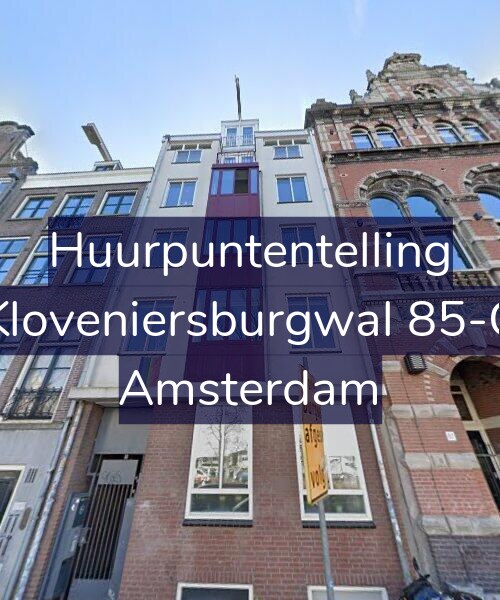 Foto gevel Huurpuntentelling voor Kloveniersburgwal 85-C, Amsterdam