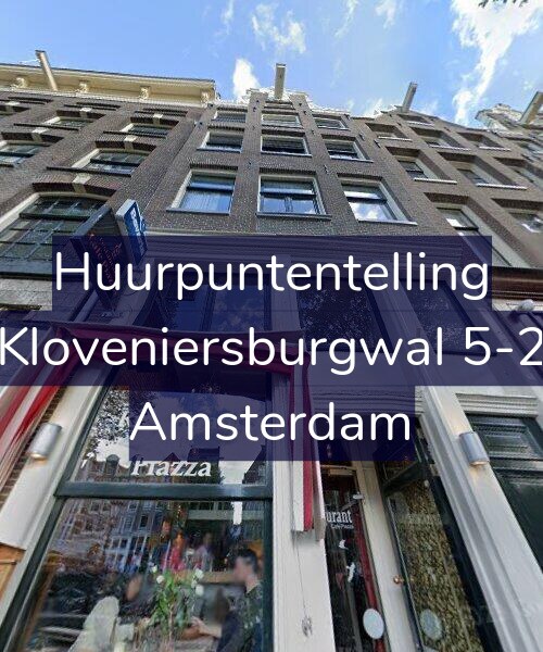 Foto gevel Huurpuntentelling voor Kloveniersburgwal 5-2, Amsterdam