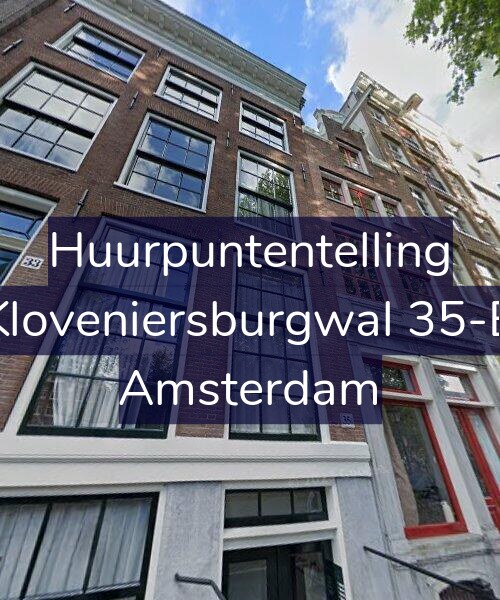 Foto gevel Huurpuntentelling voor Kloveniersburgwal 35-B, Amsterdam