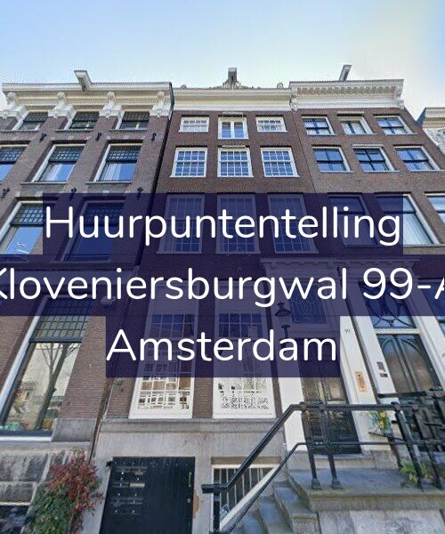 Foto gevel Huurpuntentelling voor Kloveniersburgwal 99-A, Amsterdam