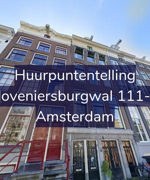 Foto gevel Huurpuntentelling voor Kloveniersburgwal 111-D, Amsterdam