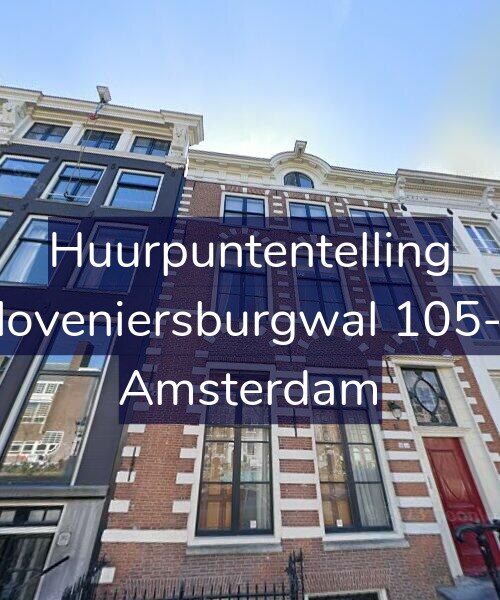 Foto gevel Huurpuntentelling voor Kloveniersburgwal 105-B, Amsterdam