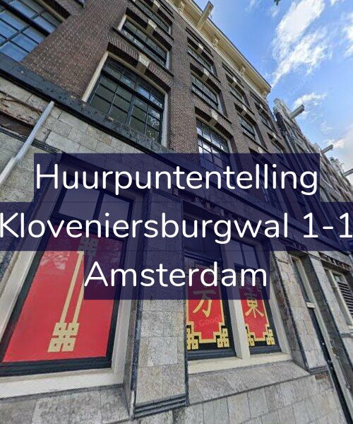 Foto gevel Huurpuntentelling voor Kloveniersburgwal 1-1, Amsterdam