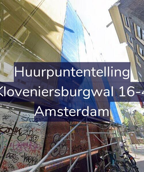 Foto gevel Huurpuntentelling voor Kloveniersburgwal 16-4, Amsterdam