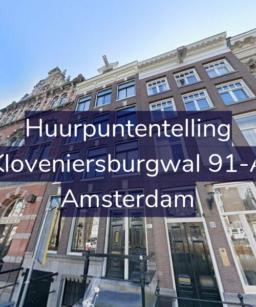 Foto gevel Huurpuntentelling voor Kloveniersburgwal 91-A, Amsterdam