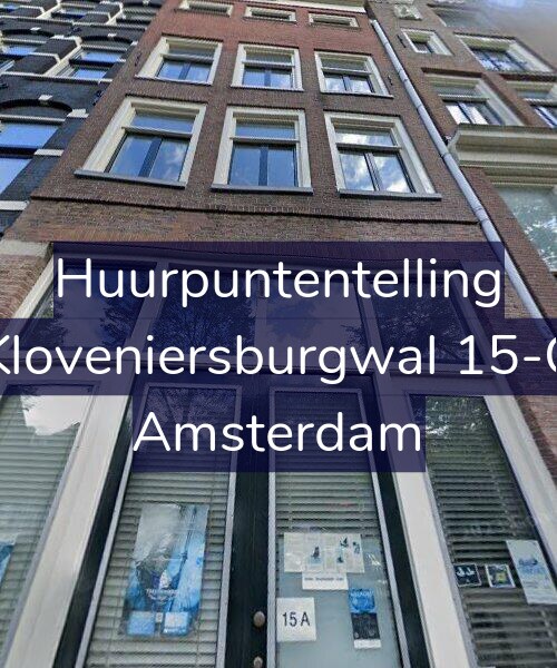 Foto gevel Huurpuntentelling voor Kloveniersburgwal 15-C, Amsterdam