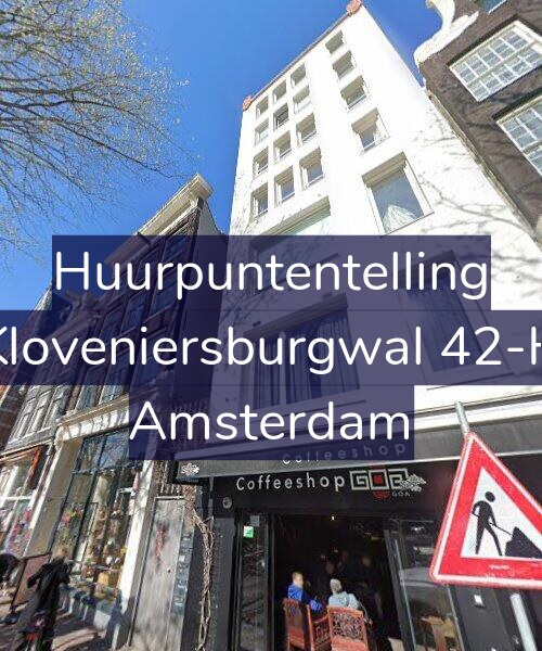 Foto gevel Huurpuntentelling voor Kloveniersburgwal 42-H, Amsterdam