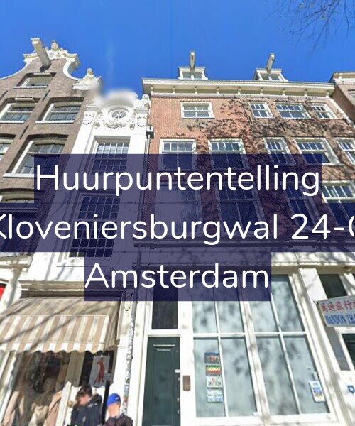 Foto gevel Huurpuntentelling voor Kloveniersburgwal 24-C, Amsterdam