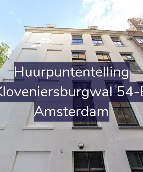 Foto gevel Huurpuntentelling voor Kloveniersburgwal 54-B, Amsterdam