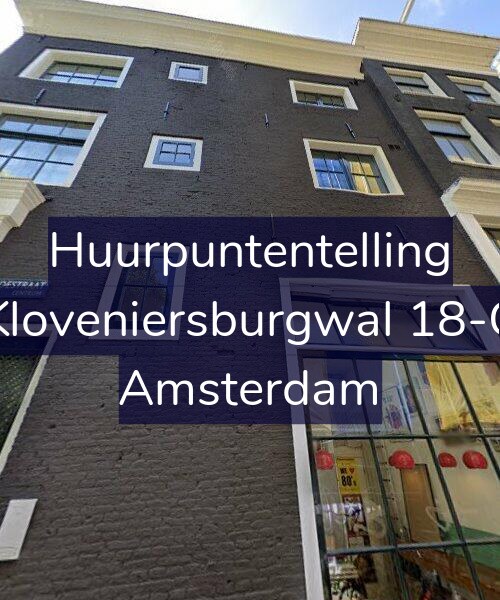 Foto gevel Huurpuntentelling voor Kloveniersburgwal 18-C, Amsterdam