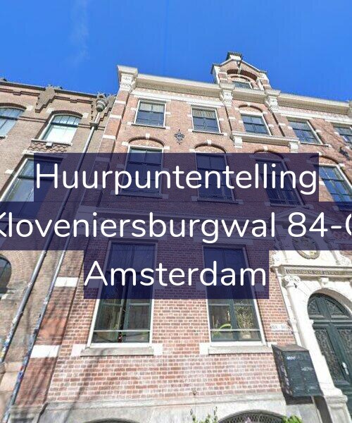 Foto gevel Huurpuntentelling voor Kloveniersburgwal 84-C, Amsterdam