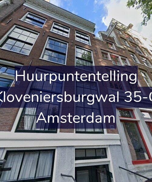 Foto gevel Huurpuntentelling voor Kloveniersburgwal 35-C, Amsterdam