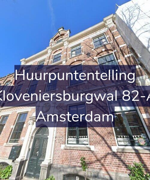 Foto gevel Huurpuntentelling voor Kloveniersburgwal 82-A, Amsterdam