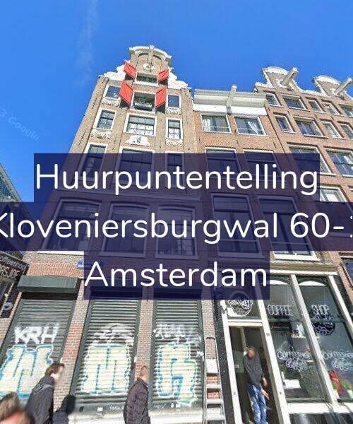 Foto gevel Huurpuntentelling voor Kloveniersburgwal 60-1, Amsterdam