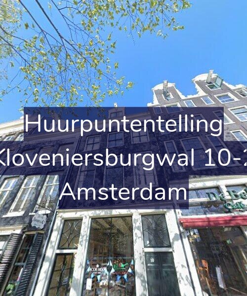 Foto gevel Huurpuntentelling voor Kloveniersburgwal 10-2, Amsterdam