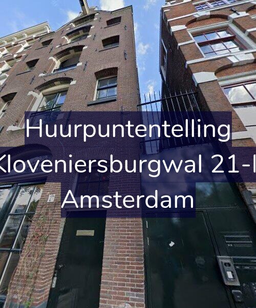 Foto gevel Huurpuntentelling voor Kloveniersburgwal 21-F, Amsterdam