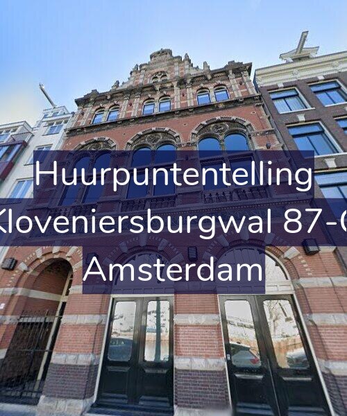 Foto gevel Huurpuntentelling voor Kloveniersburgwal 87-C, Amsterdam