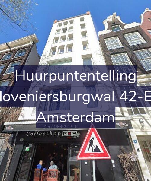 Foto gevel Huurpuntentelling voor Kloveniersburgwal 42-E3, Amsterdam
