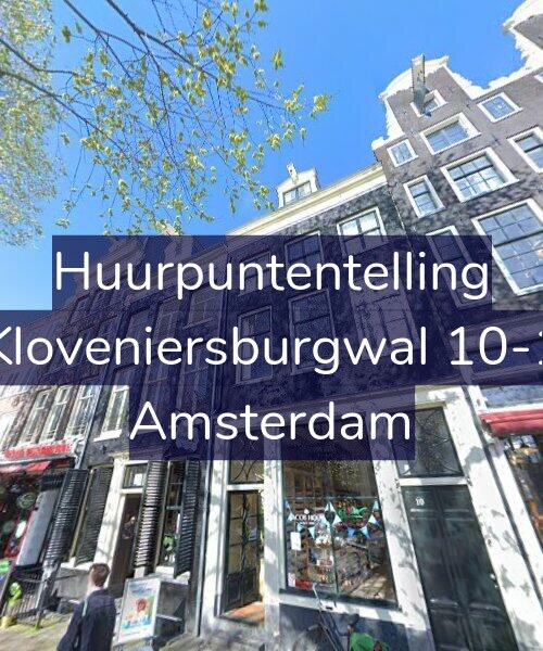 Foto gevel Huurpuntentelling voor Kloveniersburgwal 10-1, Amsterdam