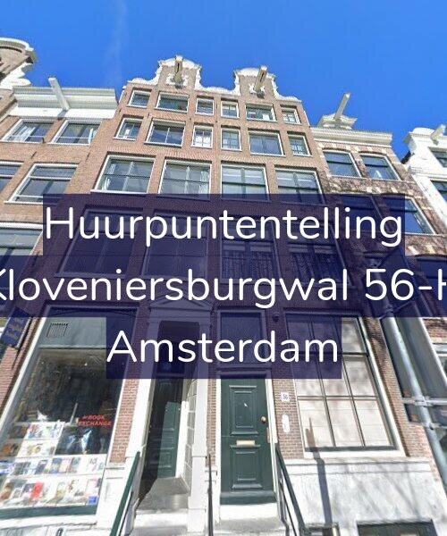 Foto gevel Huurpuntentelling voor Kloveniersburgwal 56-H, Amsterdam