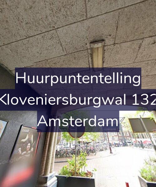 Foto gevel Huurpuntentelling voor Kloveniersburgwal 132, Amsterdam