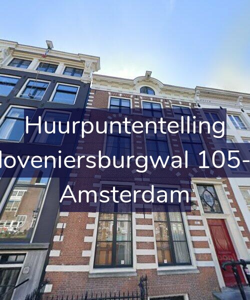 Foto gevel Huurpuntentelling voor Kloveniersburgwal 105-C, Amsterdam