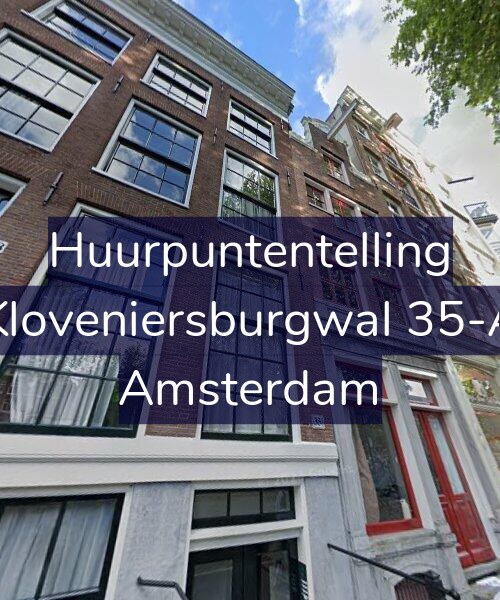 Foto gevel Huurpuntentelling voor Kloveniersburgwal 35-A, Amsterdam