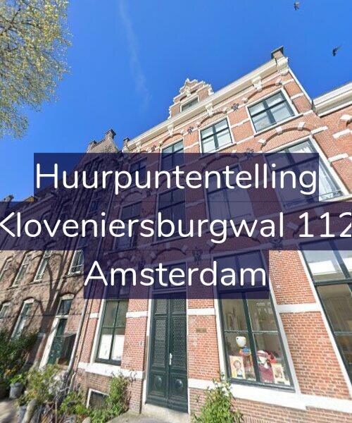 Foto gevel Huurpuntentelling voor Kloveniersburgwal 112, Amsterdam