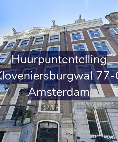 Foto gevel Huurpuntentelling voor Kloveniersburgwal 77-G, Amsterdam