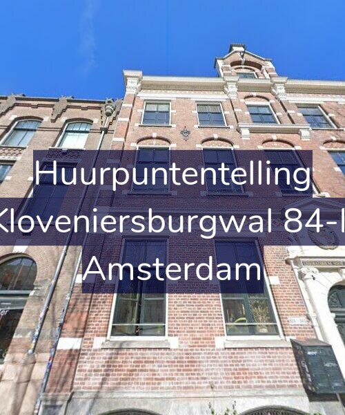 Foto gevel Huurpuntentelling voor Kloveniersburgwal 84-F, Amsterdam