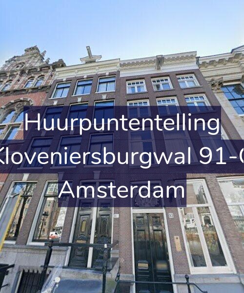 Foto gevel Huurpuntentelling voor Kloveniersburgwal 91-C, Amsterdam