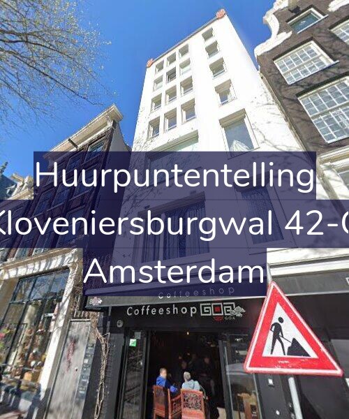 Foto gevel Huurpuntentelling voor Kloveniersburgwal 42-G, Amsterdam