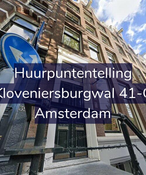 Foto gevel Huurpuntentelling voor Kloveniersburgwal 41-C, Amsterdam