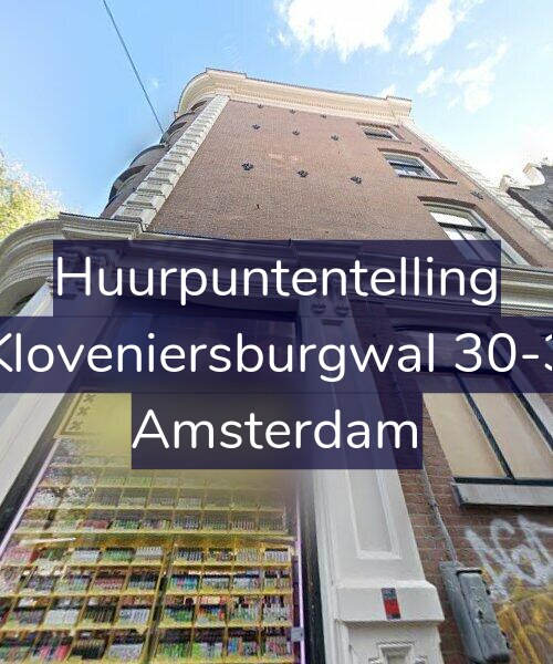 Foto gevel Huurpuntentelling voor Kloveniersburgwal 30-3, Amsterdam