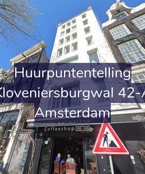 Foto gevel Huurpuntentelling voor Kloveniersburgwal 42-A, Amsterdam
