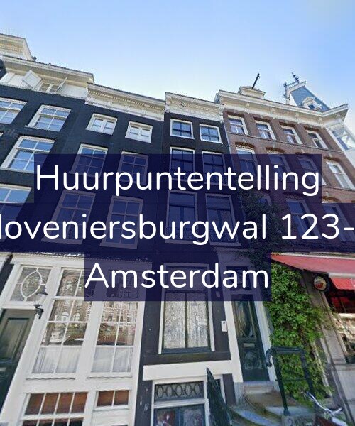 Foto gevel Huurpuntentelling voor Kloveniersburgwal 123-A, Amsterdam
