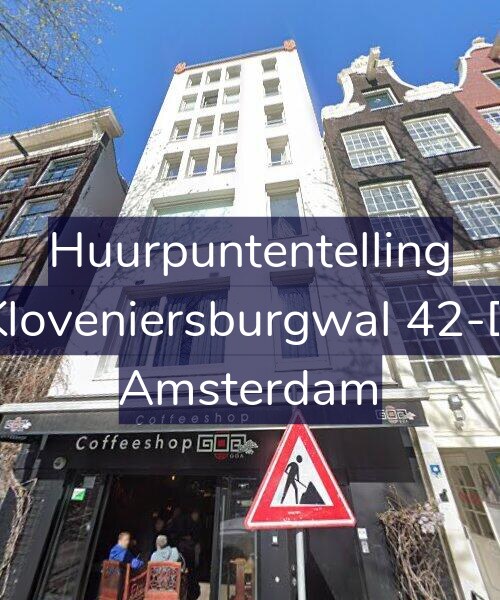 Foto gevel Huurpuntentelling voor Kloveniersburgwal 42-D, Amsterdam