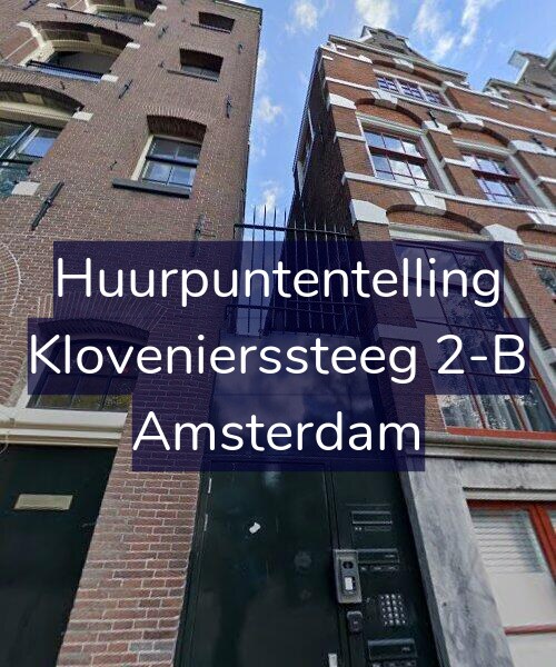 Foto gevel Huurpuntentelling voor Klovenierssteeg 2-B, Amsterdam