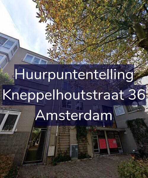 Foto gevel Huurpuntentelling voor Kneppelhoutstraat 36, Amsterdam