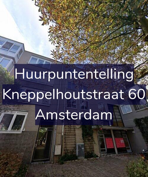 Foto gevel Huurpuntentelling voor Kneppelhoutstraat 60, Amsterdam