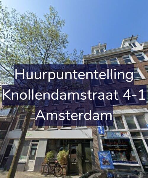 Foto gevel Huurpuntentelling voor Knollendamstraat 4-1, Amsterdam