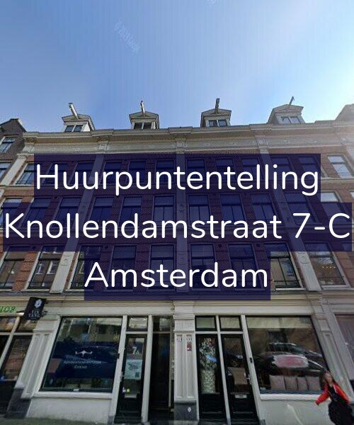 Foto gevel Huurpuntentelling voor Knollendamstraat 7-C, Amsterdam