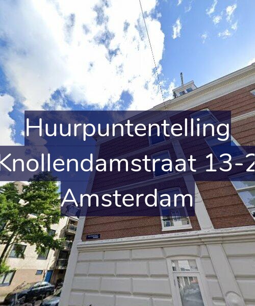 Foto gevel Huurpuntentelling voor Knollendamstraat 13-2, Amsterdam