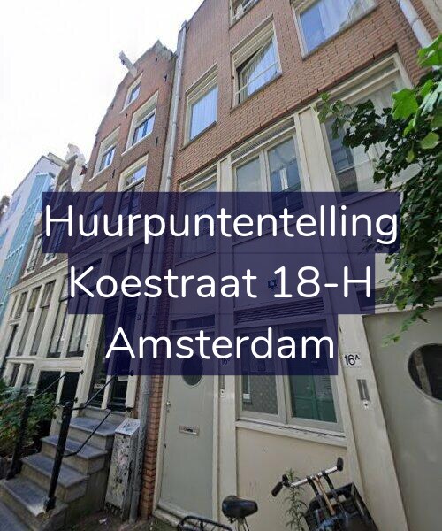 Foto gevel Huurpuntentelling voor Koestraat 18-H, Amsterdam